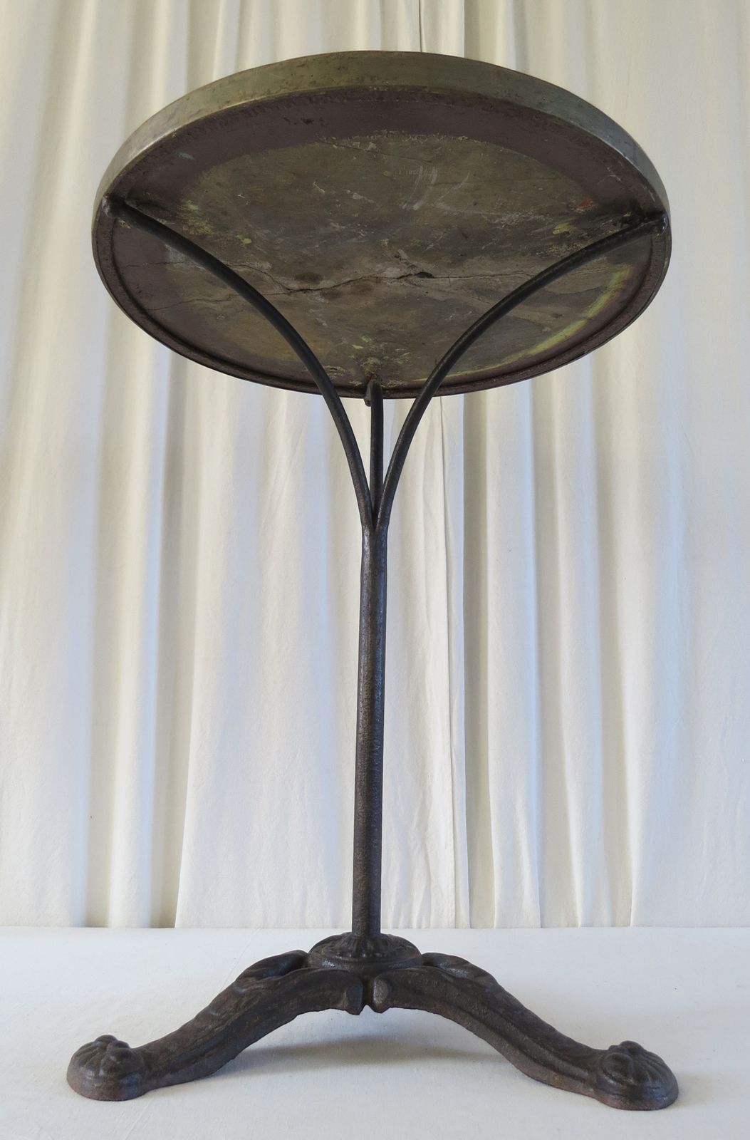 Furniture French Bistro / Cafe Table. Late 19th Century. photo
