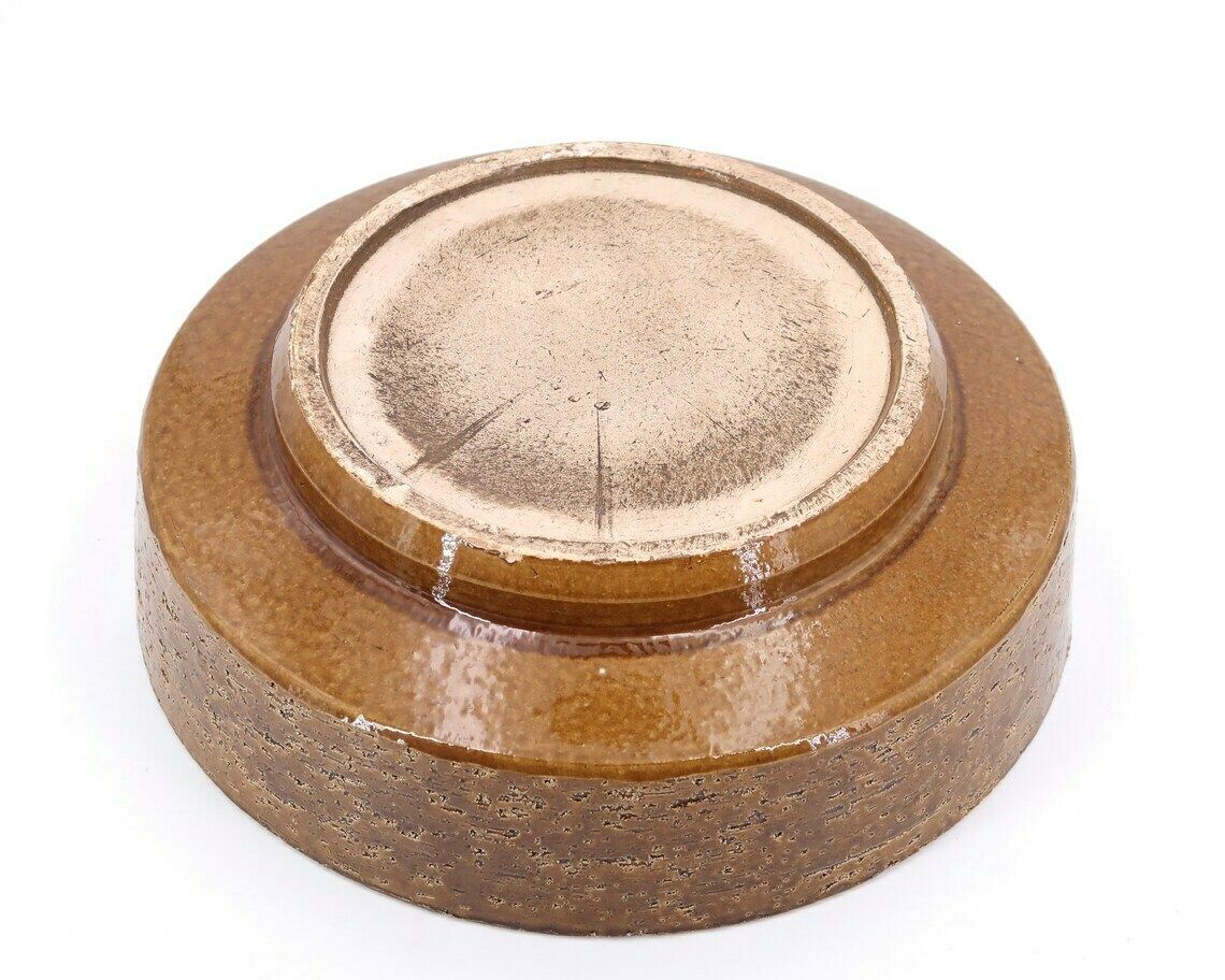 Large Ceramic Planter, 1950s / Vintage, Brown Kaki, Cactus Plant Stand, Pieter Groeneveldt photo buy