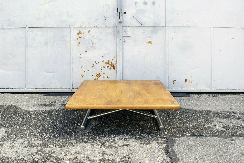 Adjustable Table In Metal And Wood, Italy, 1960s photo 1407.0