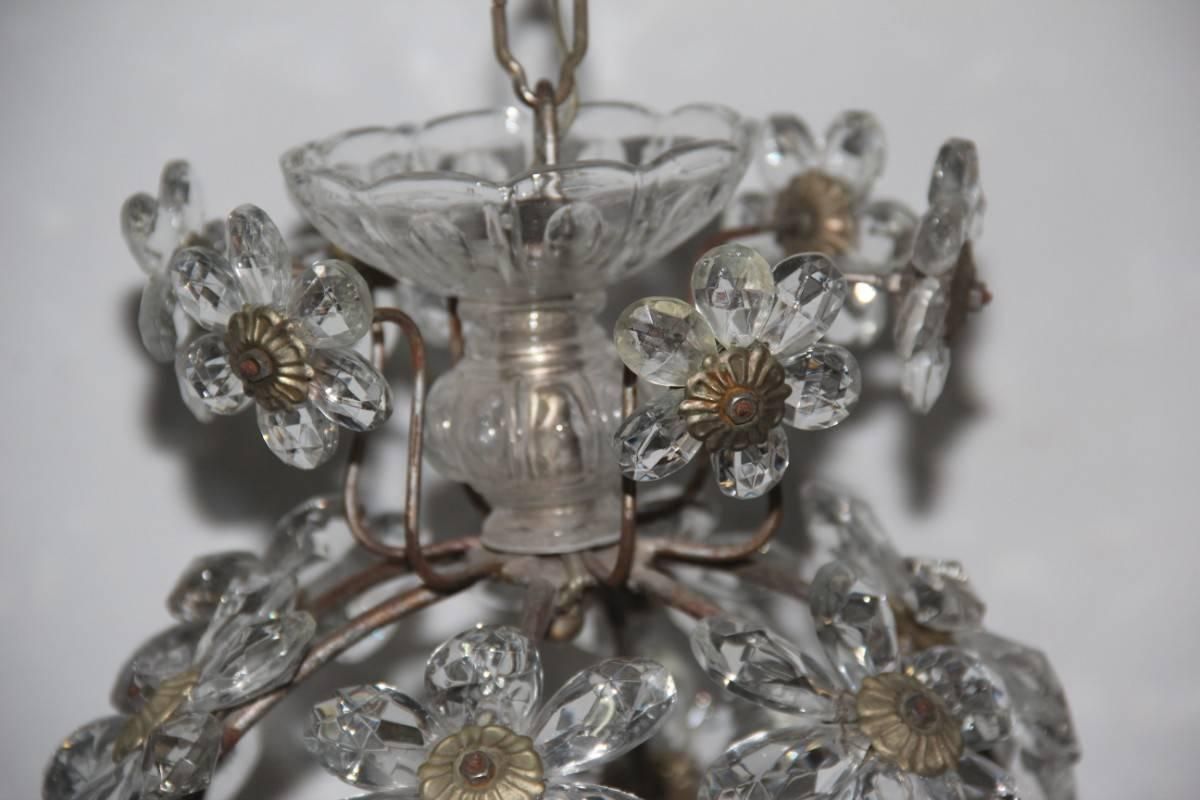 photo for sale Chandeliers Steel Glasses, 1970s Italian Design Pop Art Torlasco
