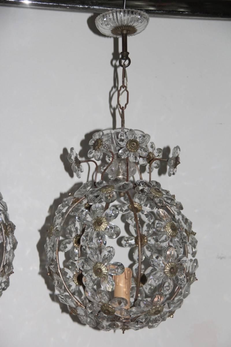 photo vinterior Chandeliers Steel Glasses, 1970s Italian Design Pop Art Torlasco