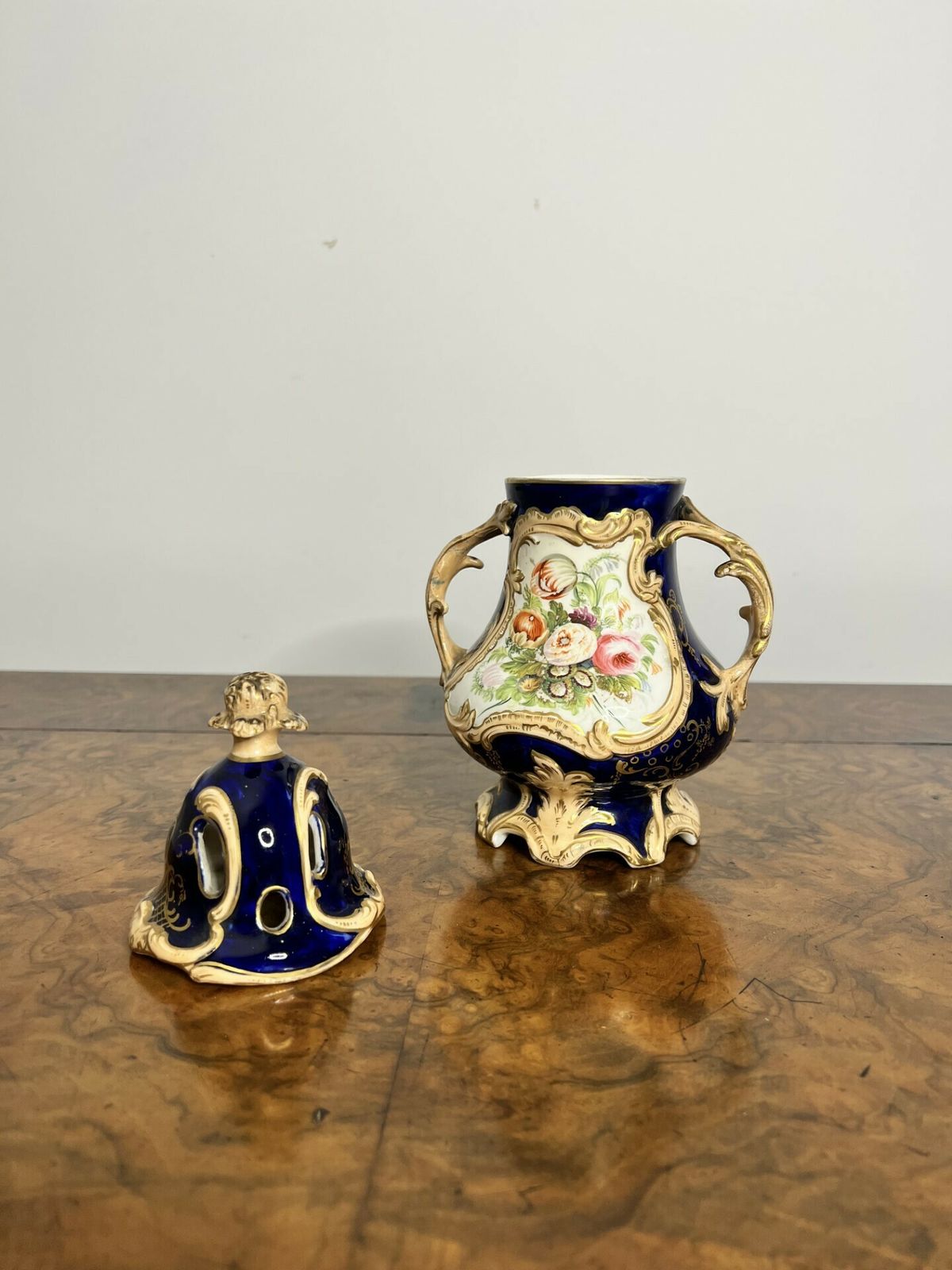 Stunning Quality Antique Samuel Alcock Pot Pourri Vase And Cover photo furniture