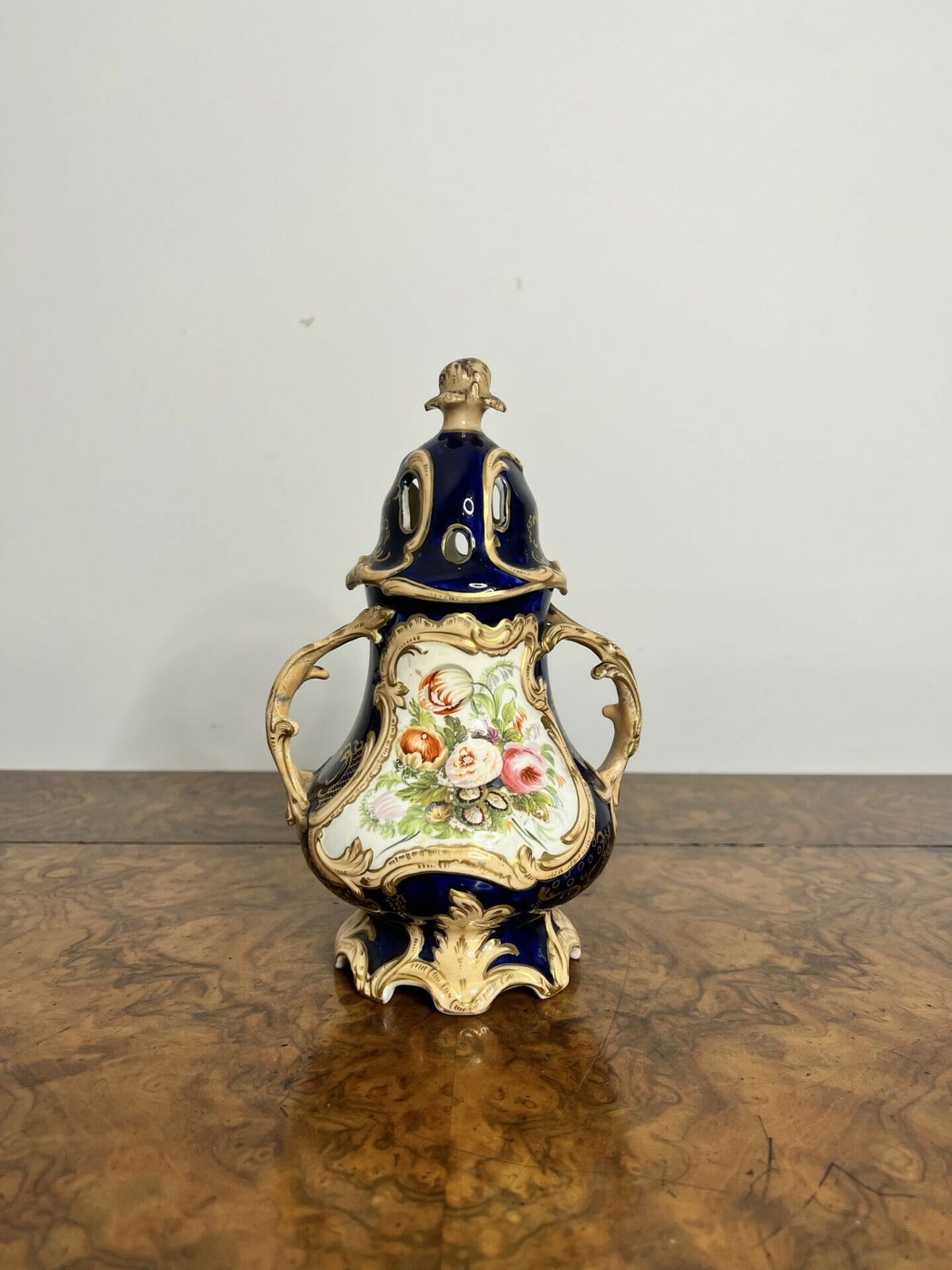 Stunning Quality Antique Samuel Alcock Pot Pourri Vase And Cover photo for sale