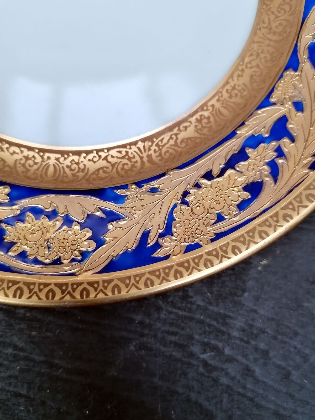 Noritaki Hand Made Gold Plated Decorative Plate. Ref 5048 photo Home Decor