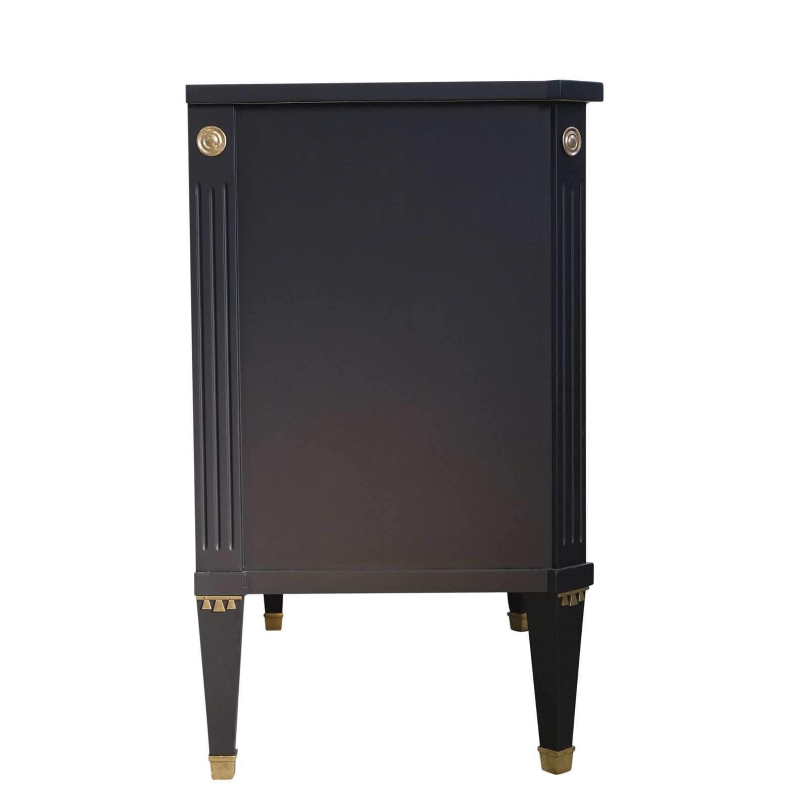Gustavian Style 3 Drawer Chest Painted  Super Finish Black photo 3300.0