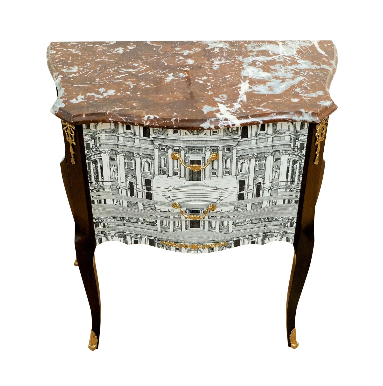Fornasetti Design Two Drawer Chest With Marble Top photo buy