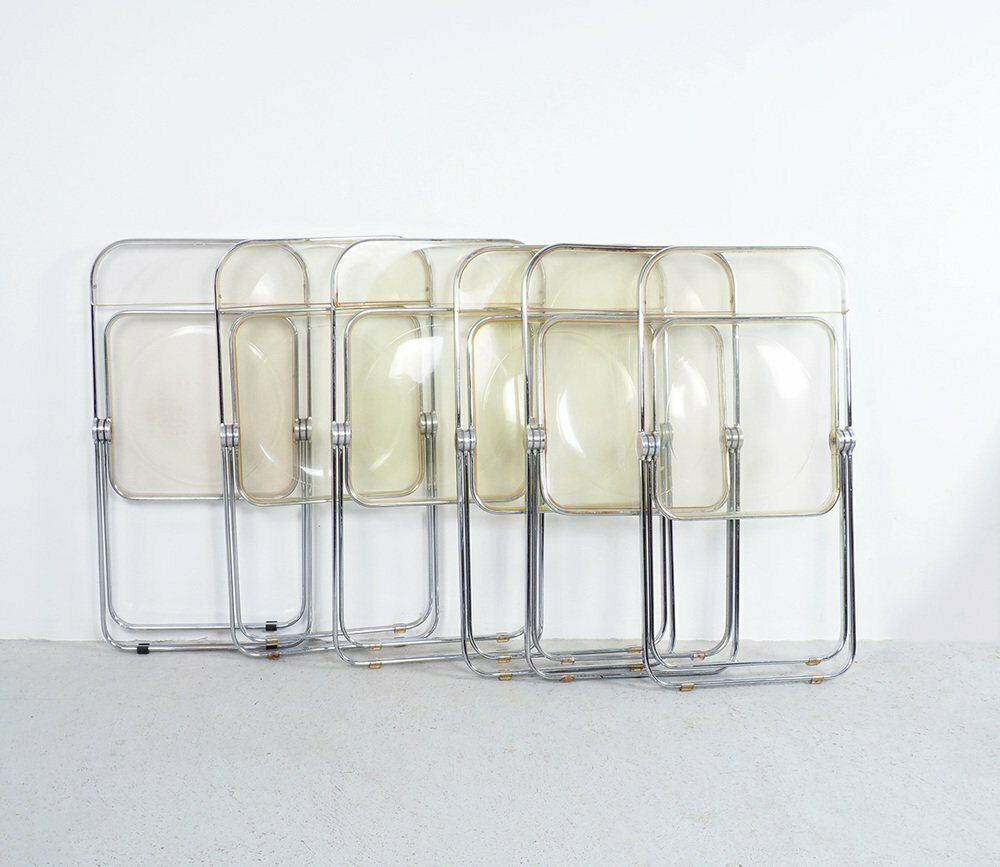 photo for sale Plia Folding Chair By Giancarlo Piretti For Castelli  Anonima Castelli 1960s