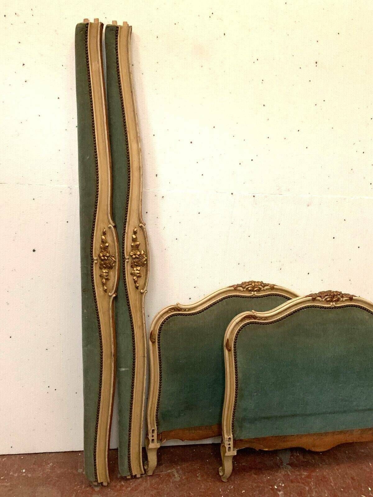photo for sale Bench Daybed In Lacquered And Gilded Wood 20th Century