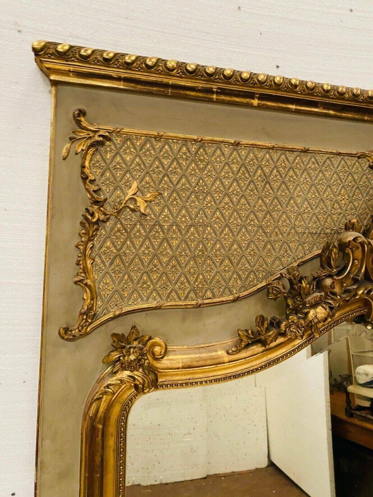photo furniture Louis XV Style Mirror In Wood And Gilded Stucco 20th Century