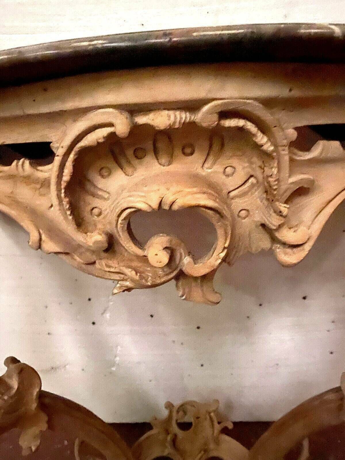 photo furniture Louis XV Style Console In Natural Wood 19th Century