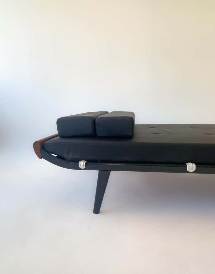 Mid Century Modern Black Cleopatra Daybed By Dick Cordemeijer For Auping photo 1609.0