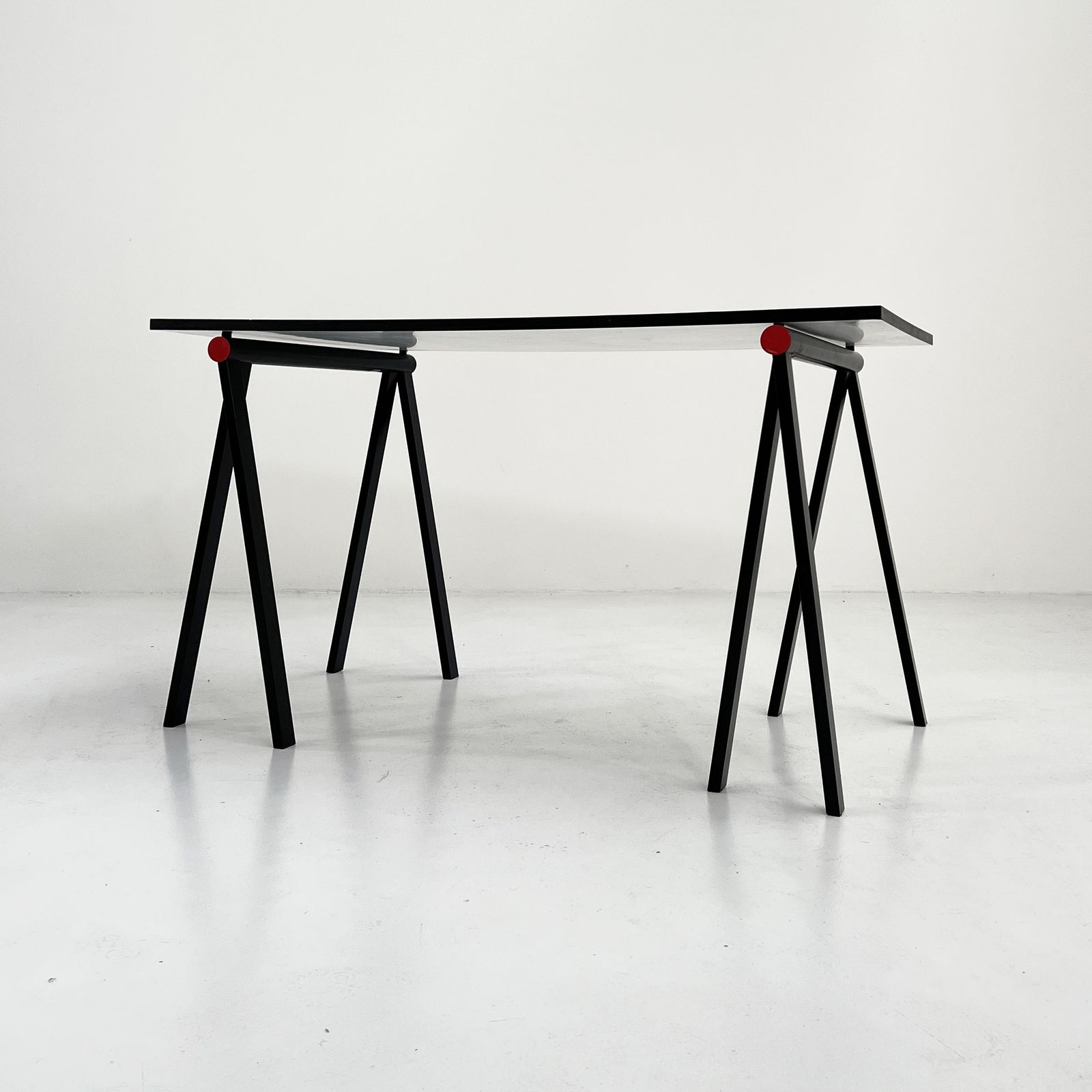 Trestle Desk By Rodney Kinsman For Bieffeplast, 1980s photo buy