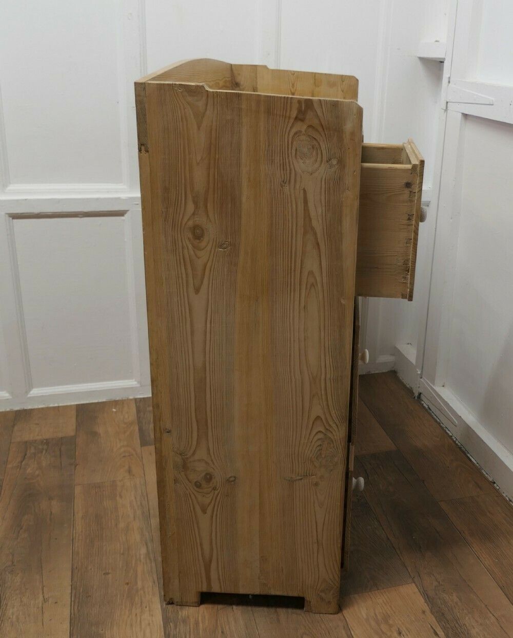 Victorian Stripped Pine Greeting Station Cupboard photo 1074.0