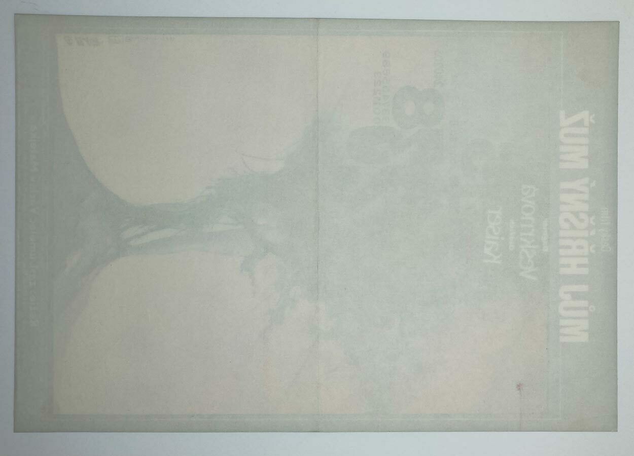 Movie Poster, My Sinful Man, Zdeněk Vlach, 1987 photo vintage
