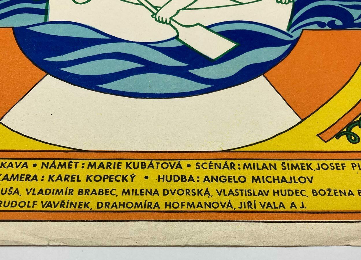 Movie Poster, Captain Korda, Olga Stárková, 1970 photo Art