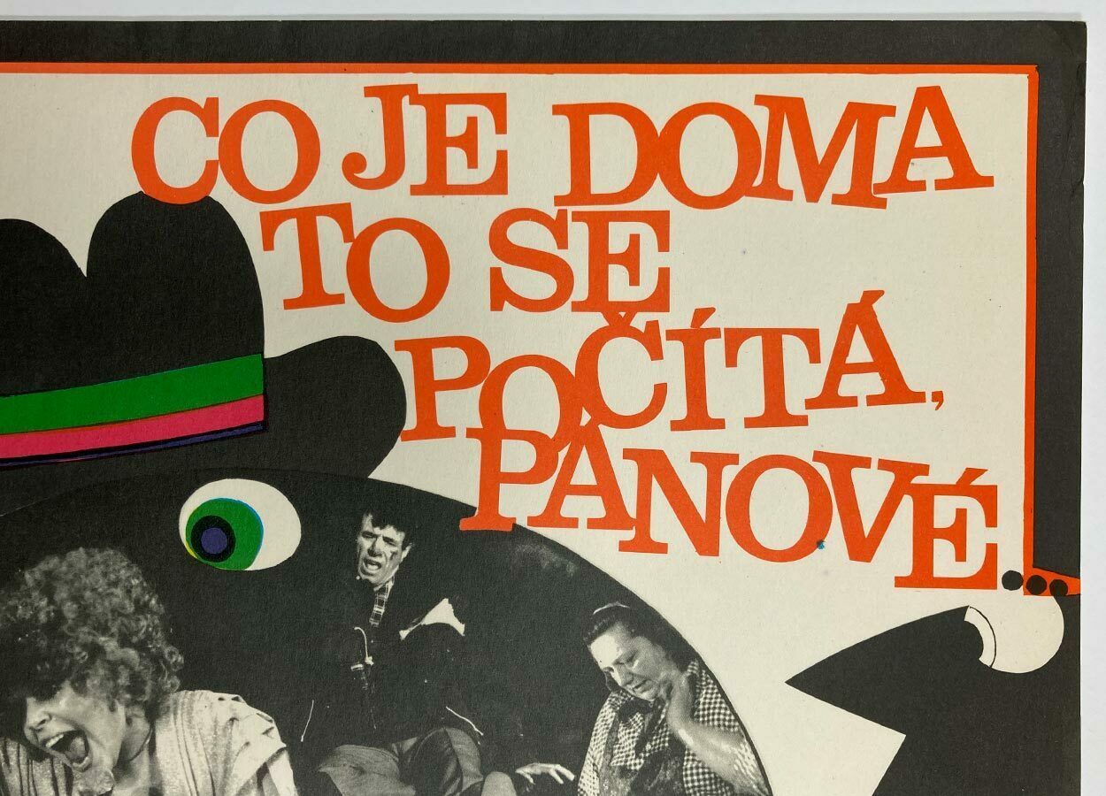 Movie Poster, What I Have I Hold, Gentlemen!, Jaroslav Fišer, 1980 photo Art