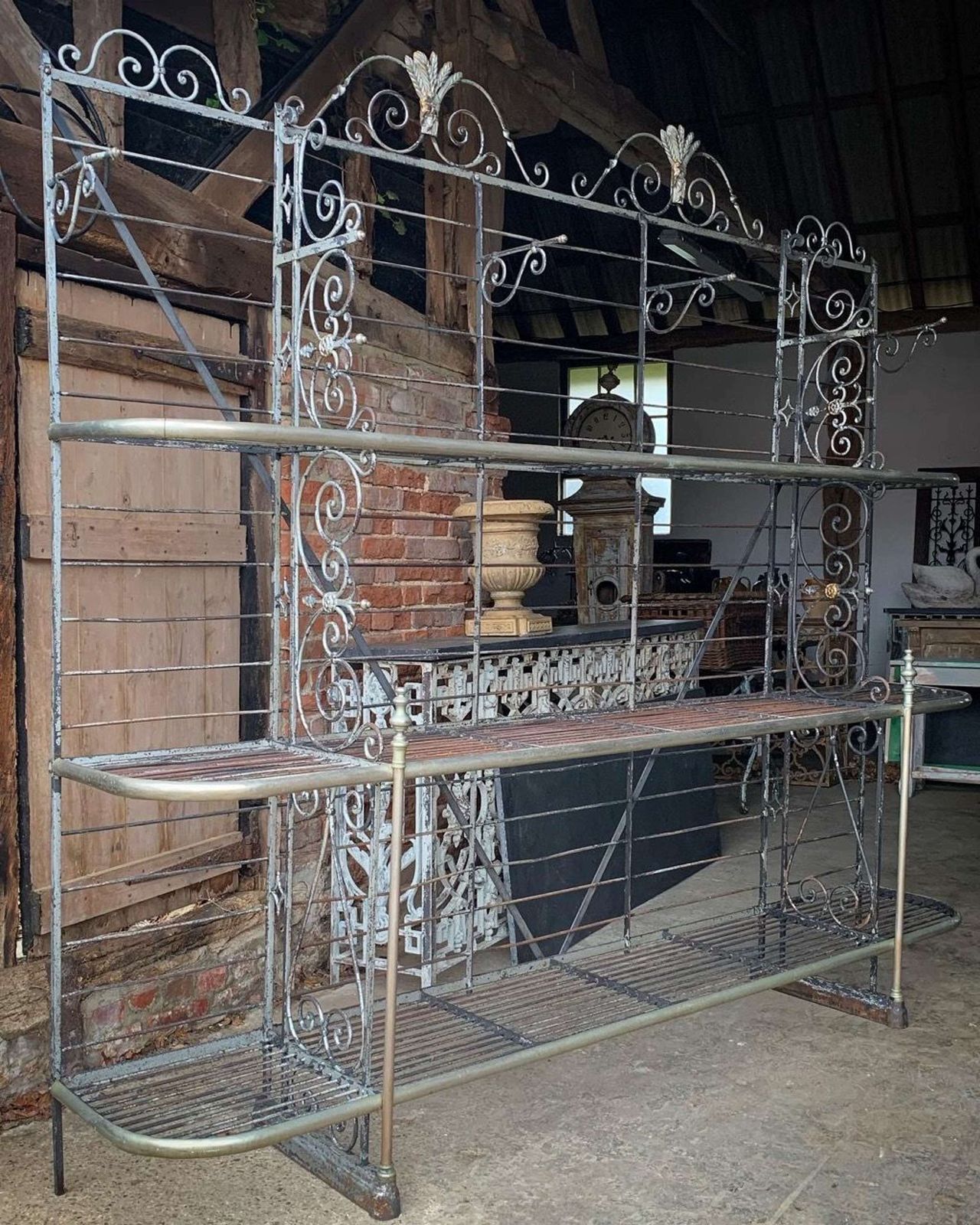 19th Century French Bakers Rack