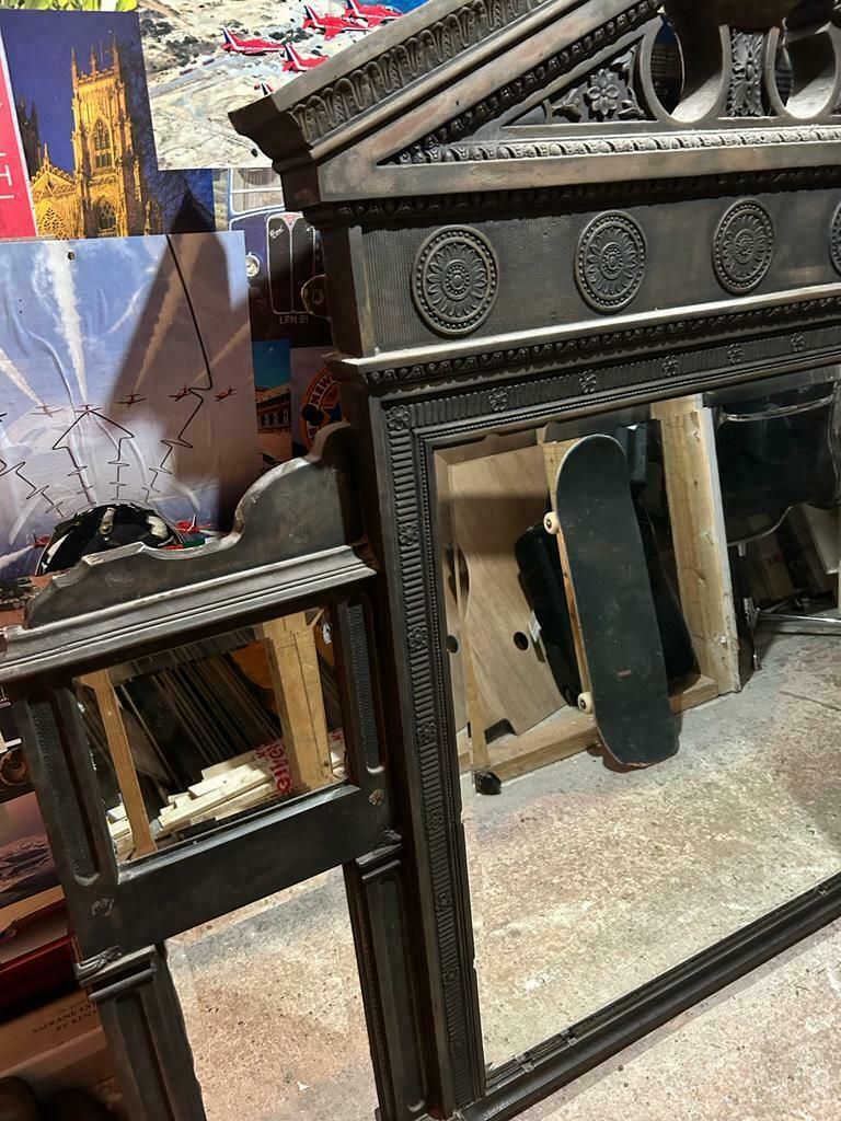 Victorian Mirror   Stunning Showpeice Large Overmantle photo furniture