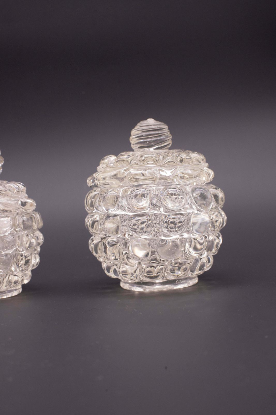 Set Of 3 Series Lenti Vase Barovier & Toso Italy, Murano Glass, 1940s photo buy