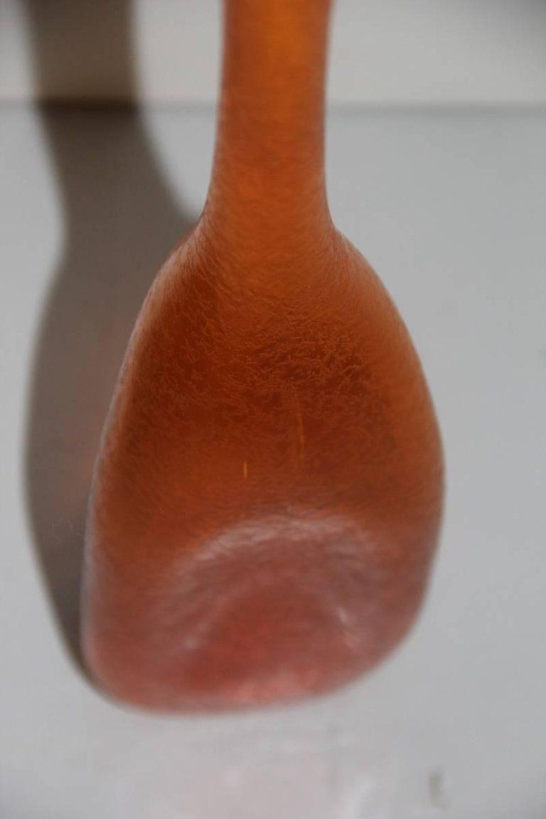 Vase Bottle By Flavio Poli For Seguso, Design 1960s Murano Art Glass photo Home Decor
