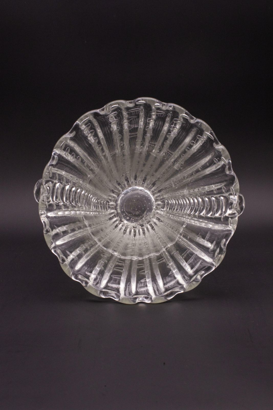Art Decò Large Size Murano Bullicante Vase By Barovier & Toso, 1930s photo buy