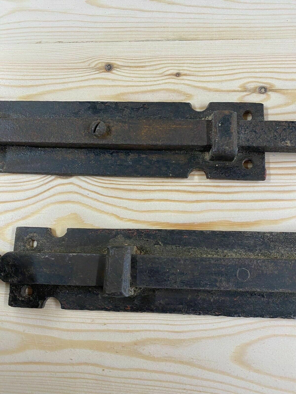 Large Antique Door Lock Bolts Inc Keeps Reclaimed Old Metal Iron Period Salvage photo for sale