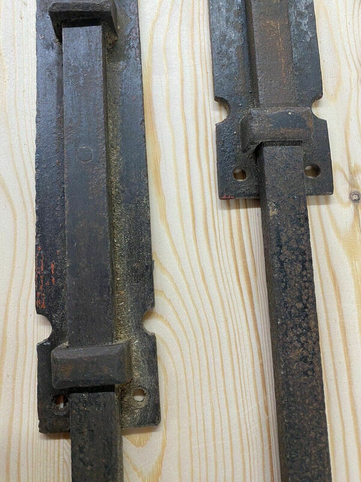 Large Antique Door Lock Bolts Inc Keeps Reclaimed Old Metal Iron Period Salvage photo vintage