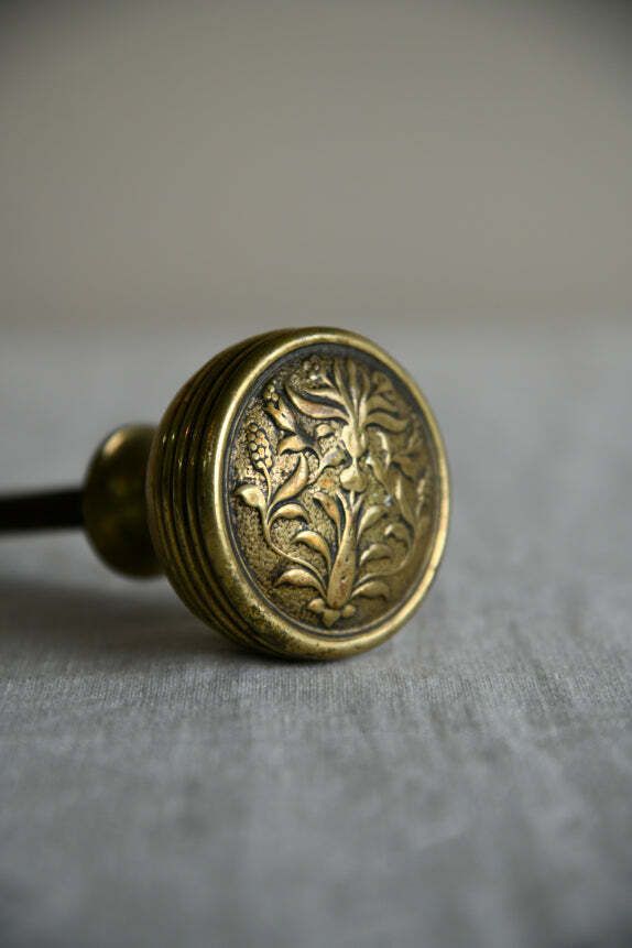 Antique Brass Door Handle, 1800s