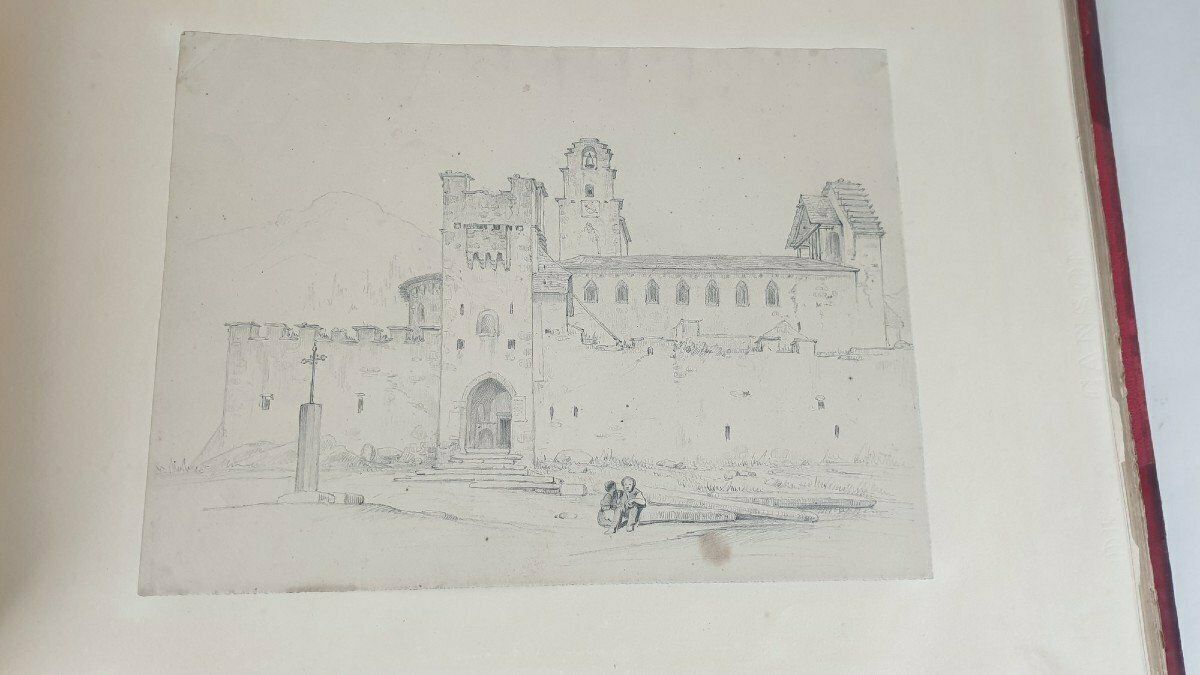 photo for sale Album Of Travel Drawings, Xixth Century
