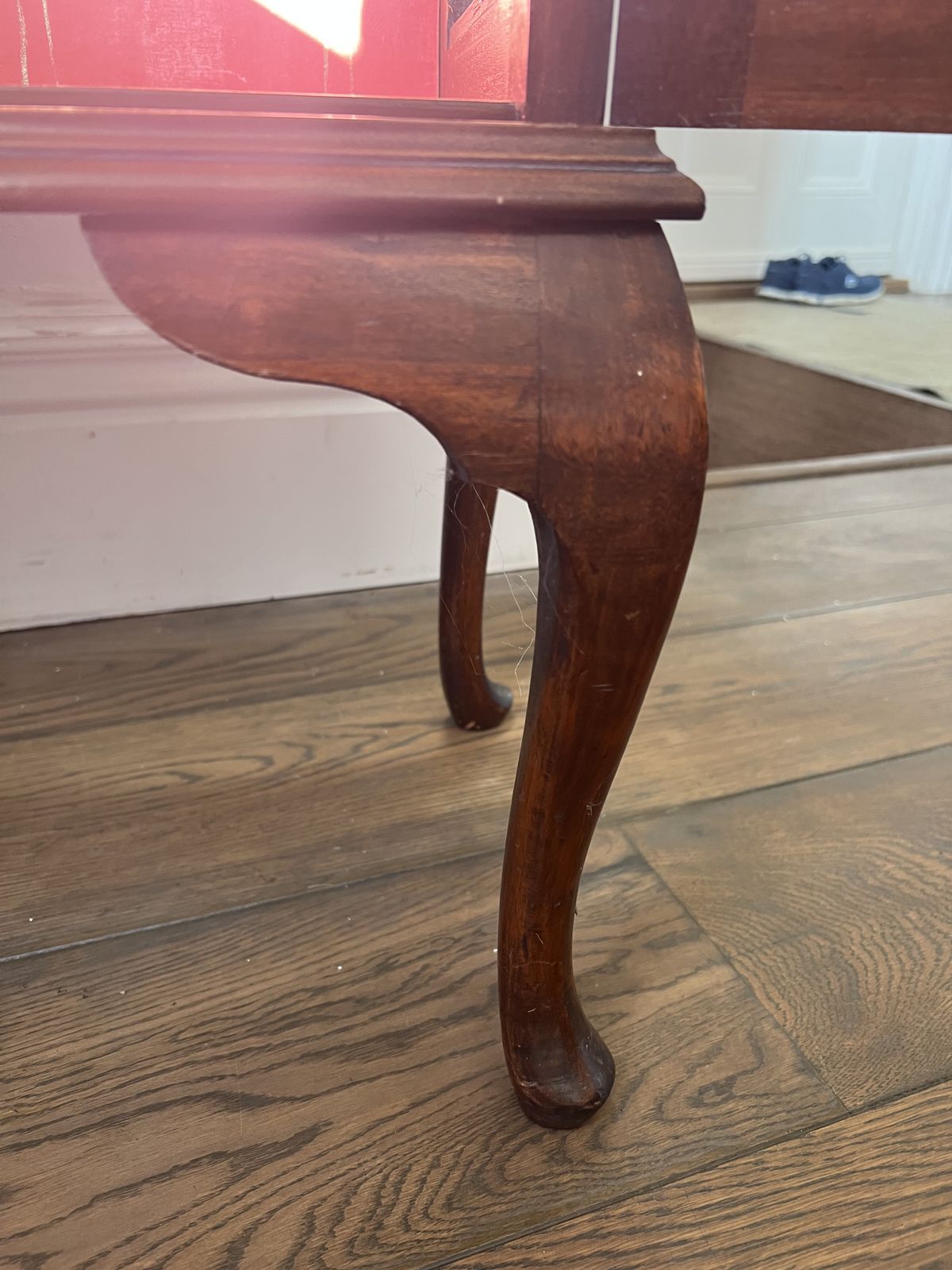 photo furniture Edwardian Inlaid Glass And Mahogany Display Cabinet