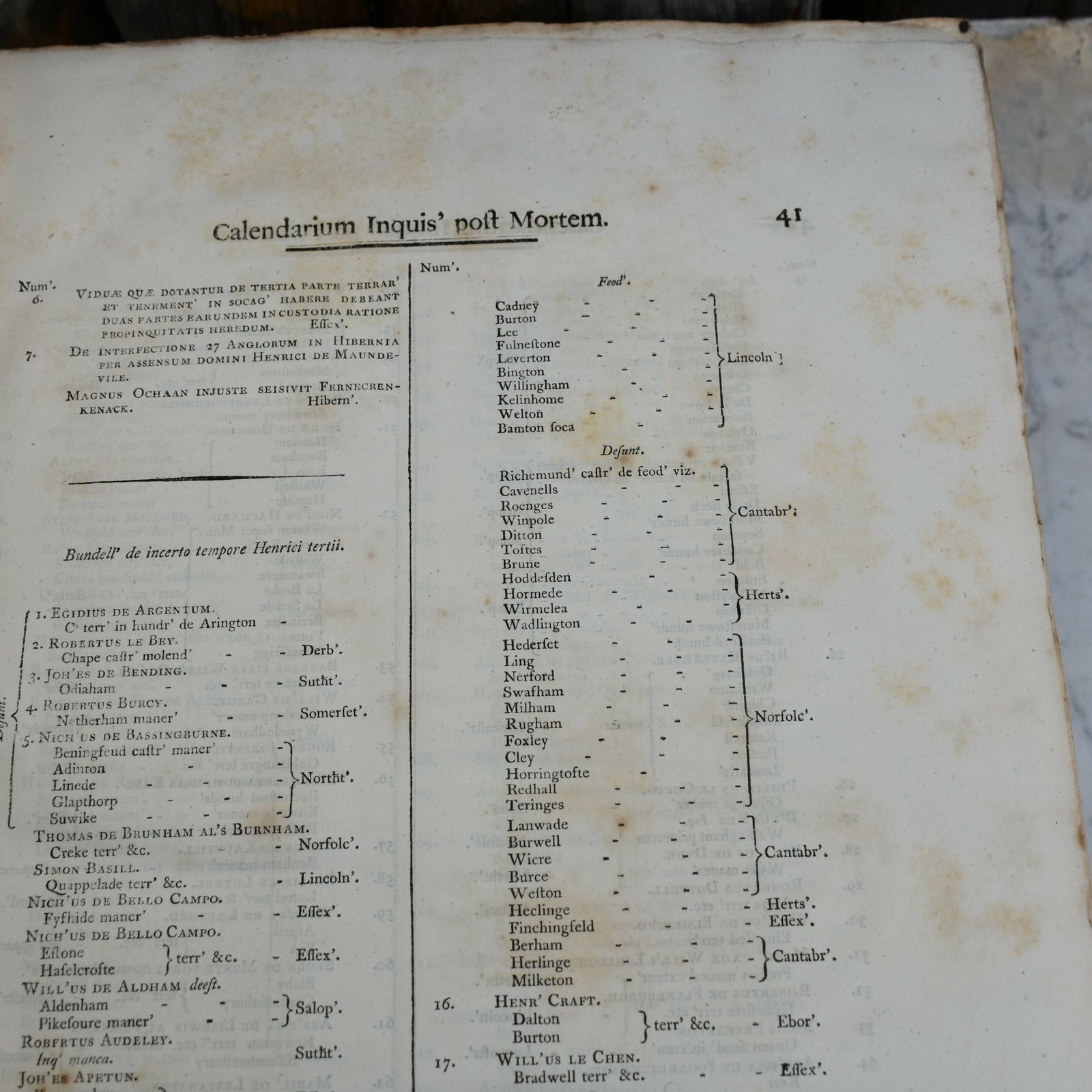 Home Decor Antique 1806 Inquisitions Post Mortem Latin Leather Books George III Set Of 4 photo