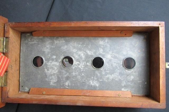 Antique Victorian 4 Room Butler's / Servant's Indicator Signal Box & Bell   Read & Partners, Stamford photo vinterior