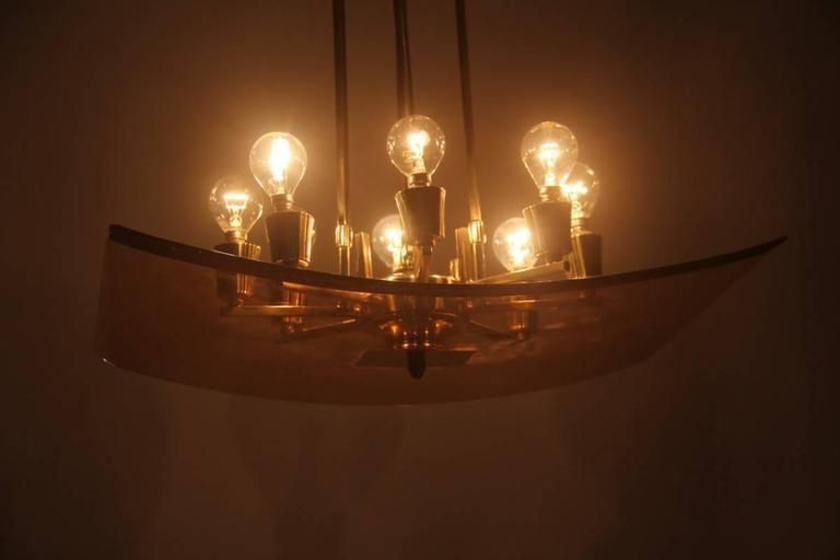 Mid Century Modern Chandelier Italian 1940 Attributed Pietro Chiesa Fontana Arte photo furniture