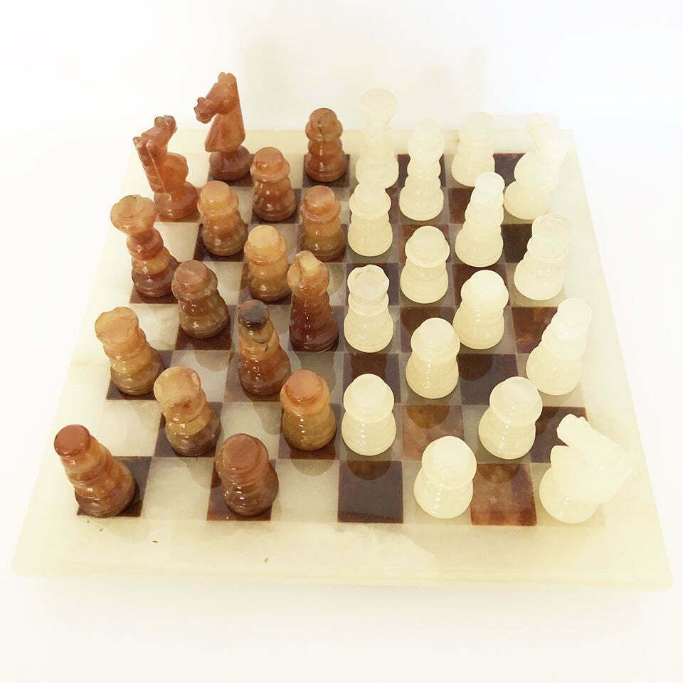 Scacchiera In Onice Pregiatissima  Art