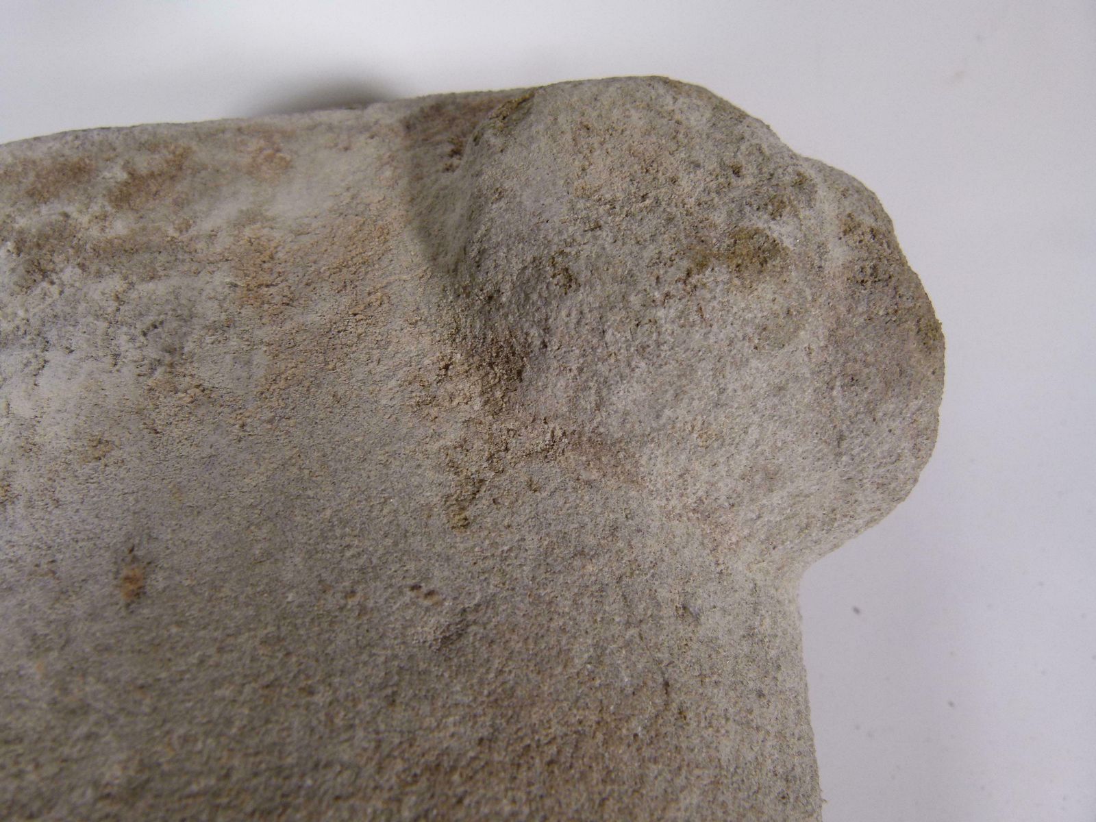 Romanesque Hand Carved Limestone Capital From Spain photo vintage