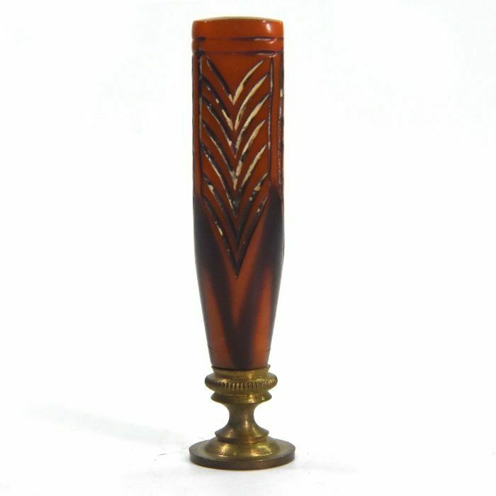 Collectible Sealing Seal In Bakelite And Bronze