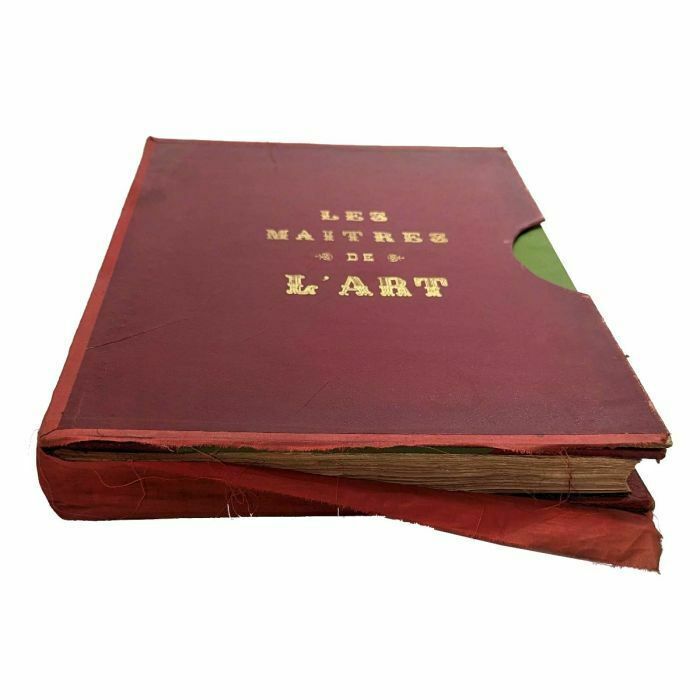 Old Book   The Masters Of The Art In (X) Volumes 1901 photo furniture