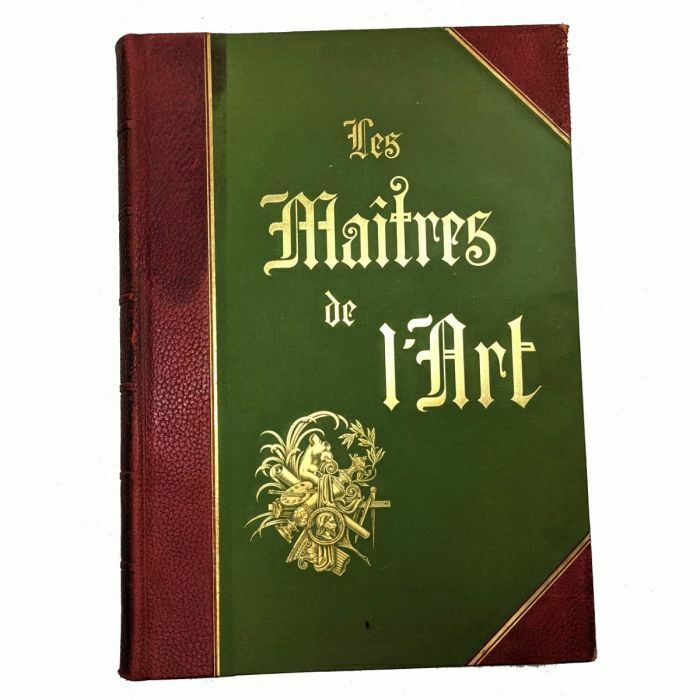 Old Book   The Masters Of The Art In (X) Volumes 1901 photo for sale