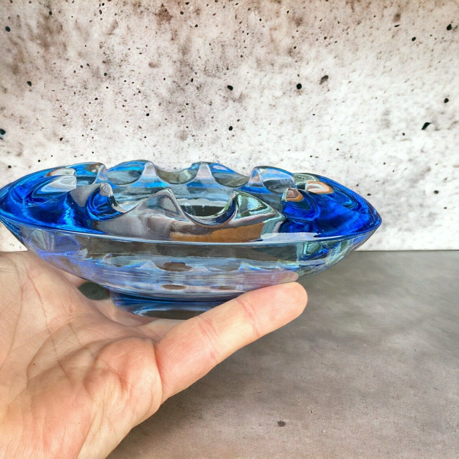 Midcentury 1960s Rosice Pale Blue Bowl No.983 By Adolf Matura photo furniture