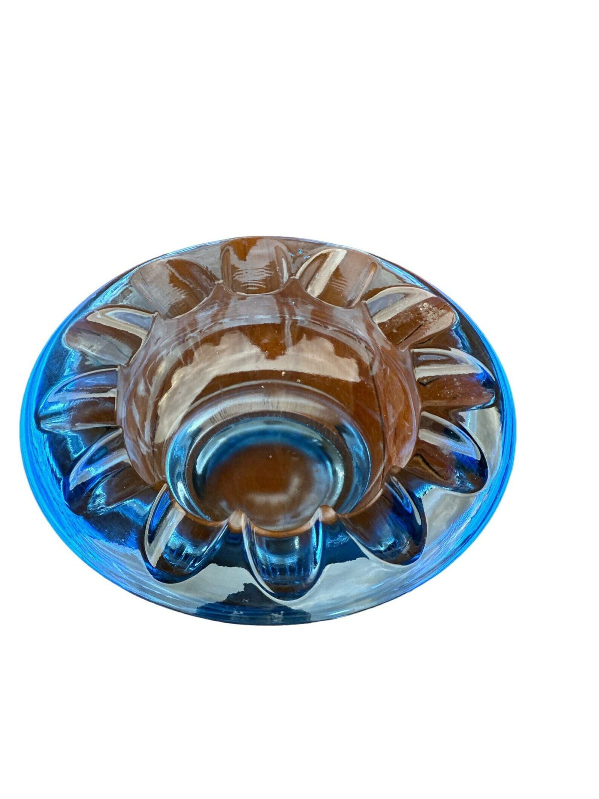 Midcentury 1960s Rosice Pale Blue Bowl No.983 By Adolf Matura photo for sale
