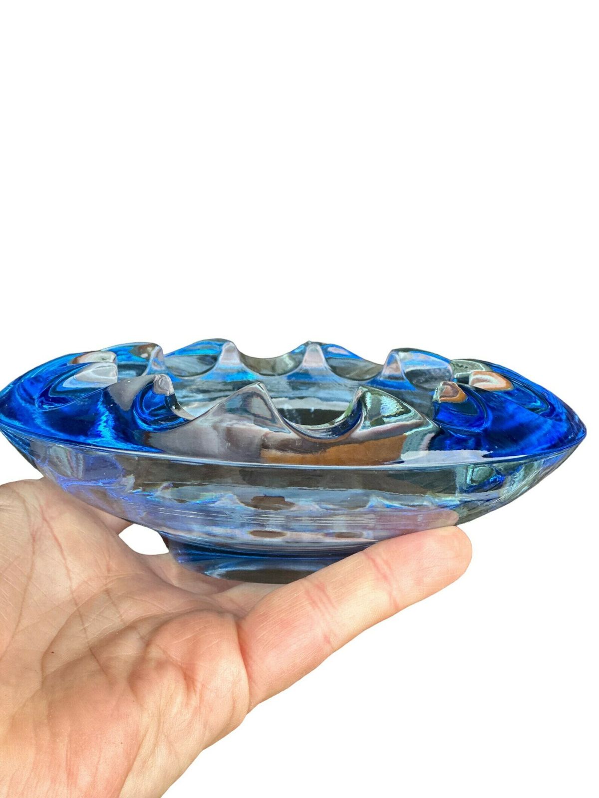 Midcentury 1960s Rosice Pale Blue Bowl No.983 By Adolf Matura photo vinterior