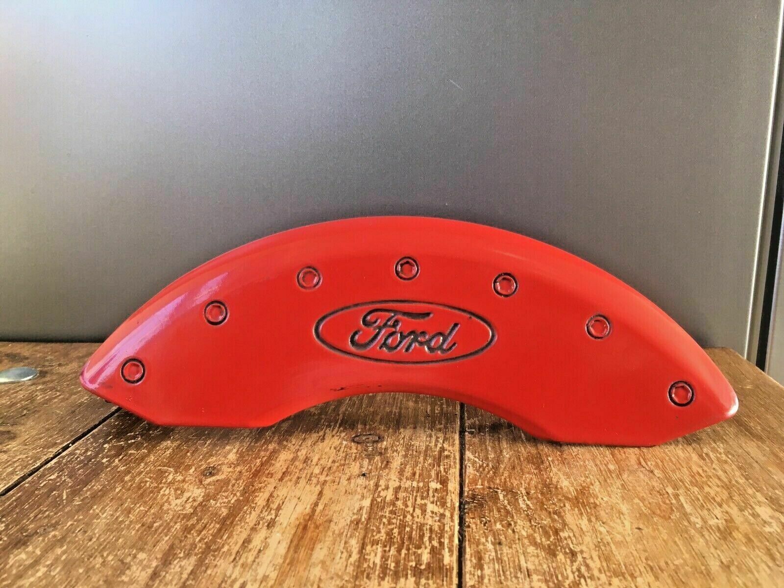 Mgp Red Ford Brake Disc Caliper Cover Part Number 10041 F Explorer Sport Trac photo Home Decor