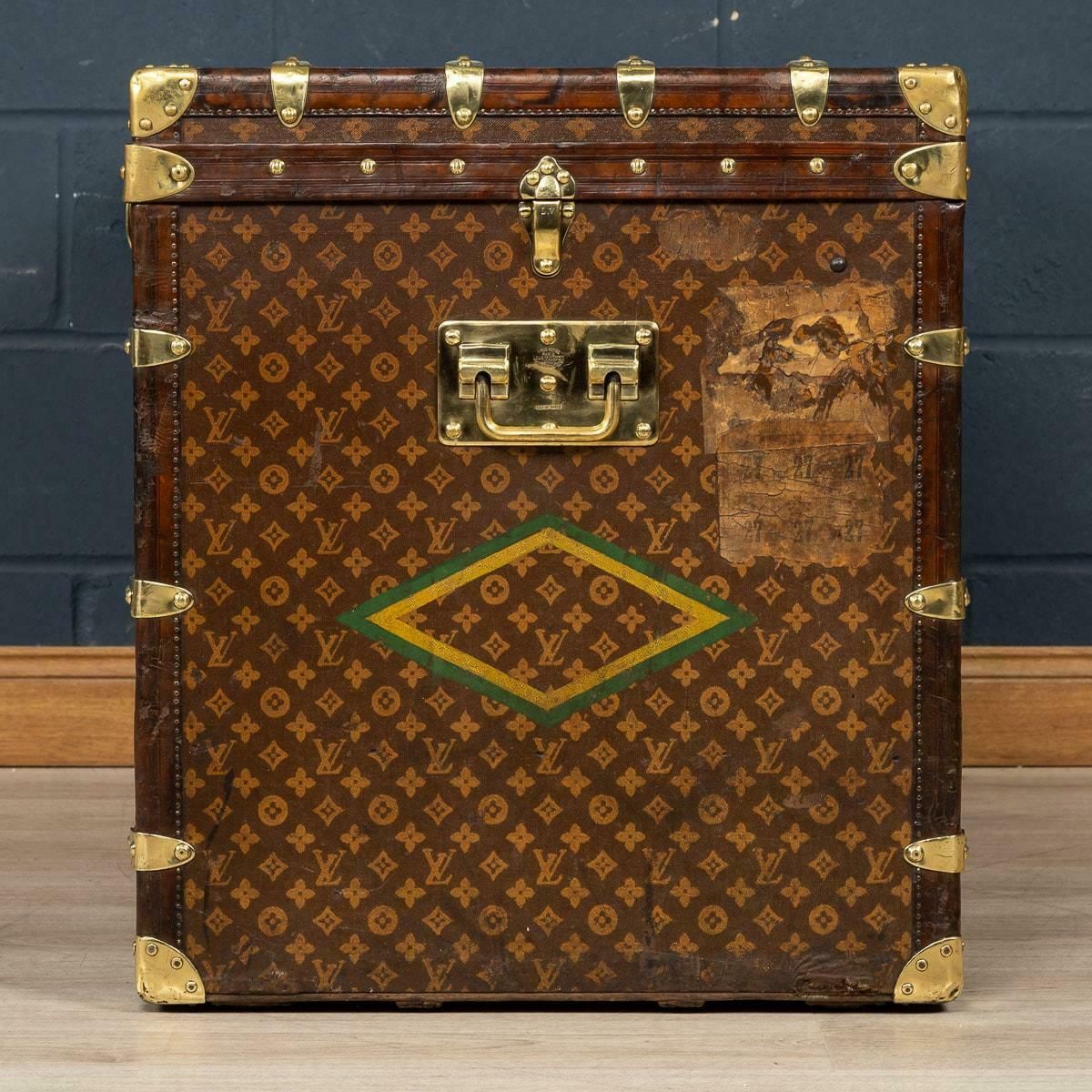 20th Century Louis Vuitton "Malle Haute" In Monogram Canvas, France, C.1910 photo for sale