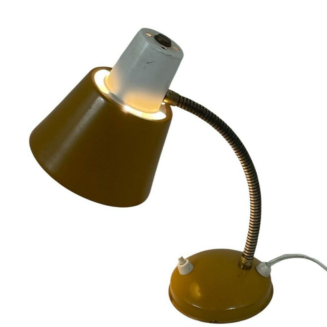 Hala Zeist   Desk Lamp With Gooseneck   Yellow And White