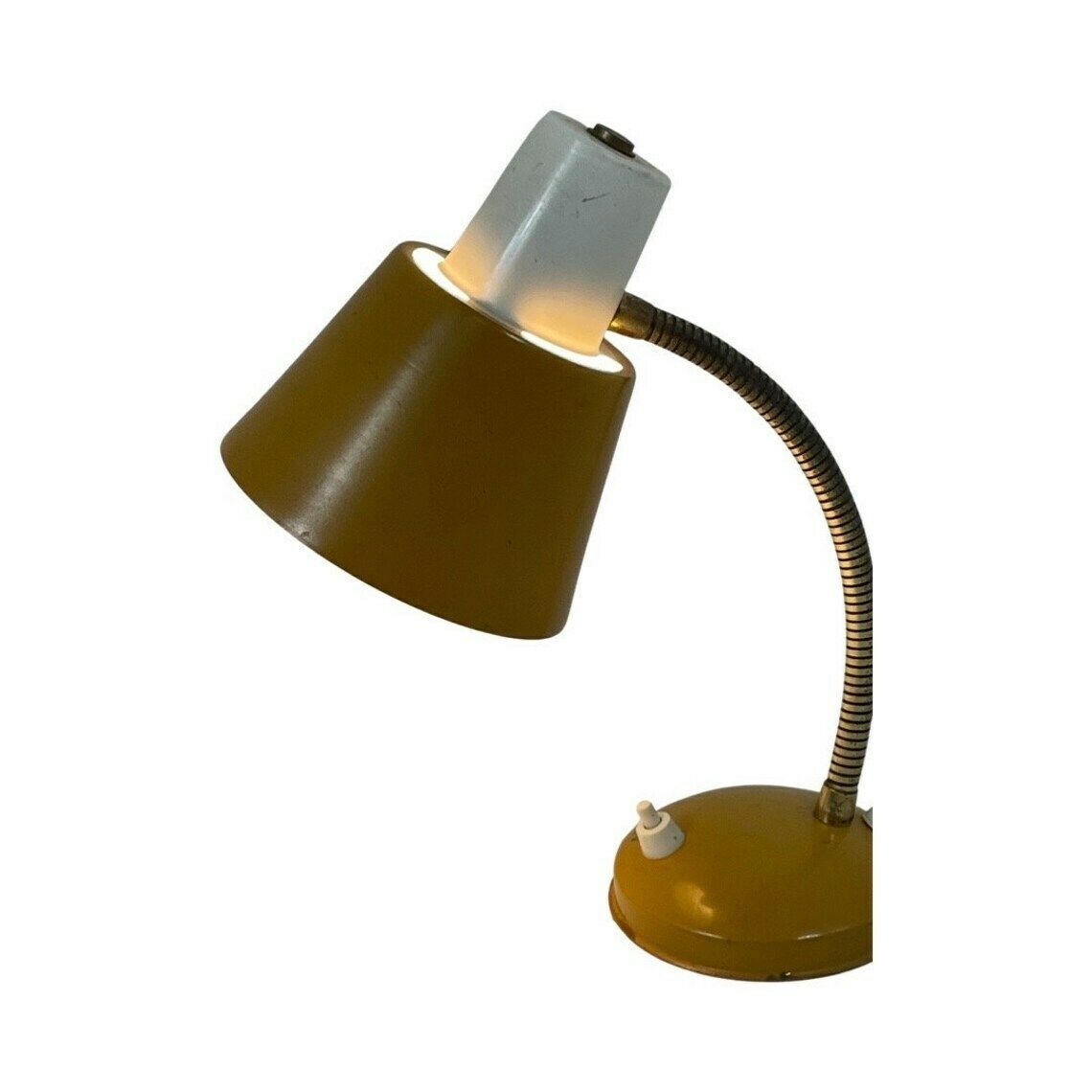 Hala Zeist   Desk Lamp With Gooseneck   Yellow And White photo for sale