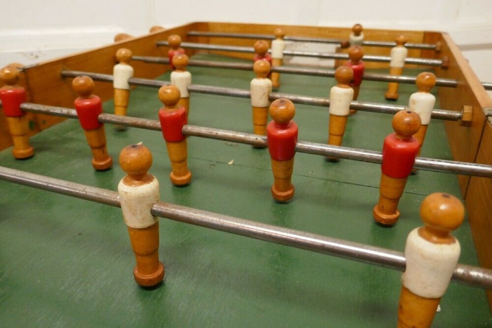 French Wooden Table Top Football Soccer Game photo Home Decor