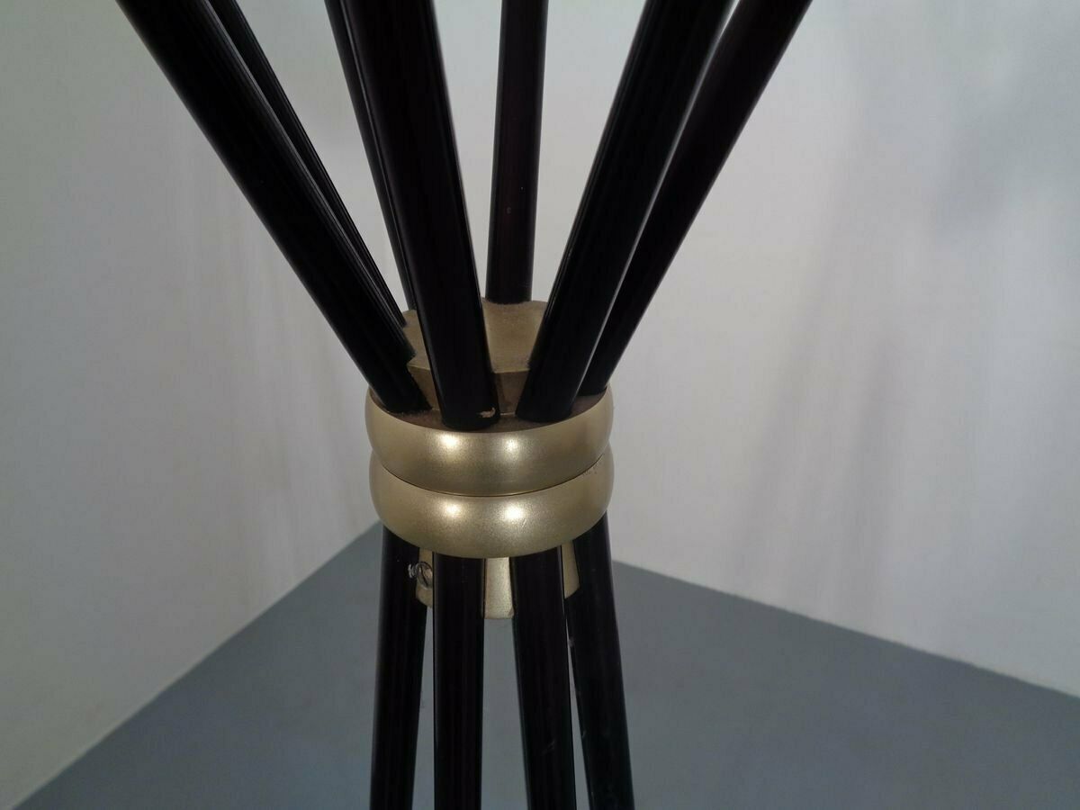 photo vintage Italian Copper & Steel Tubular Coat Rack, 1950s