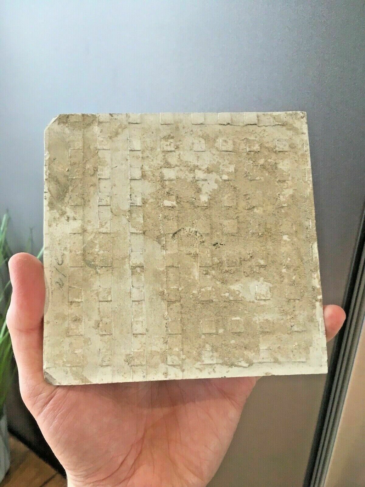 Antique 19th C Copeland Roman Soldier Knight On Horse Tile Spode Delft Interest photo vinterior