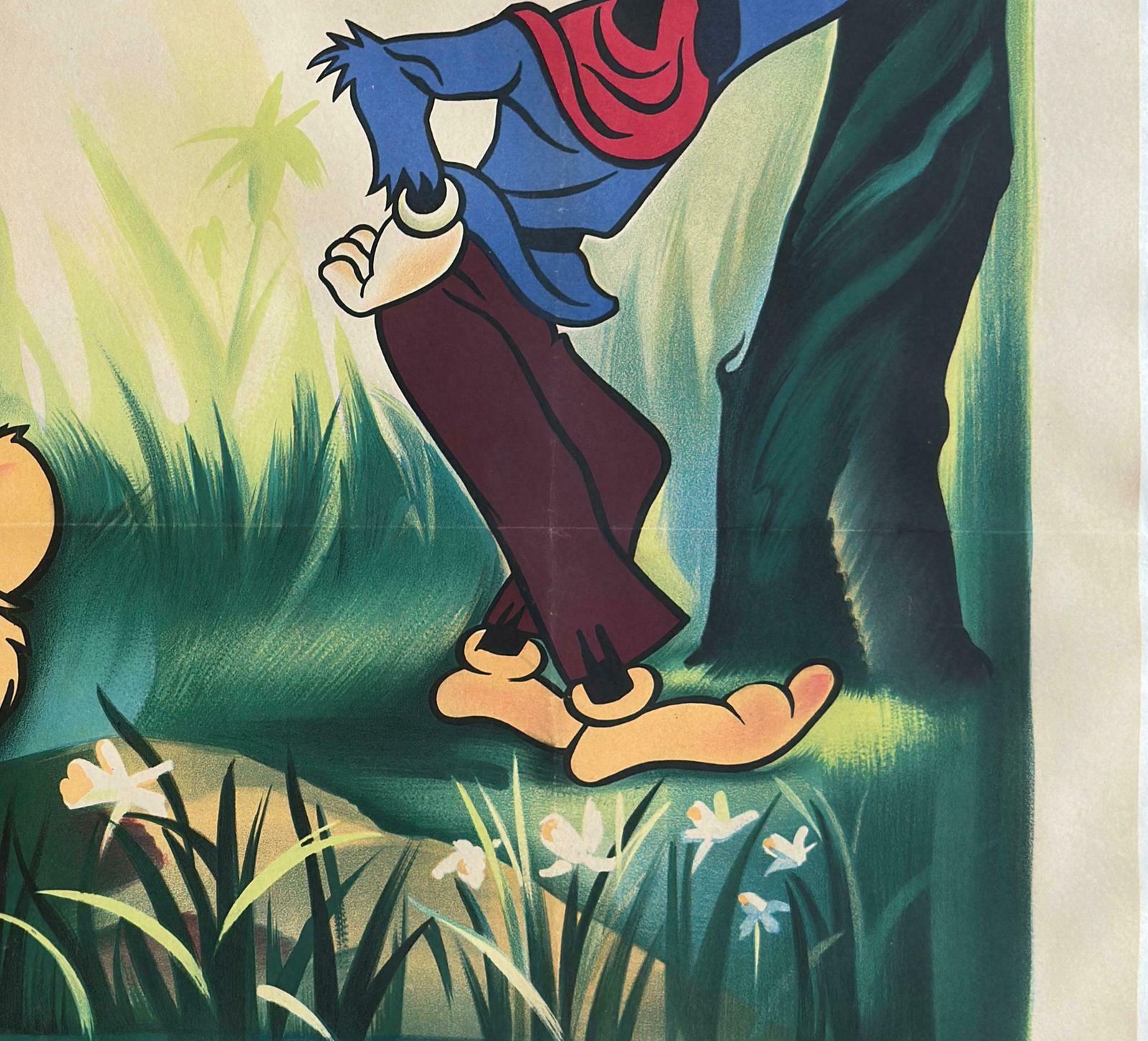 Fun And Fancy Free 1947 French Grande Film Movie Poster, Disney photo vinterior