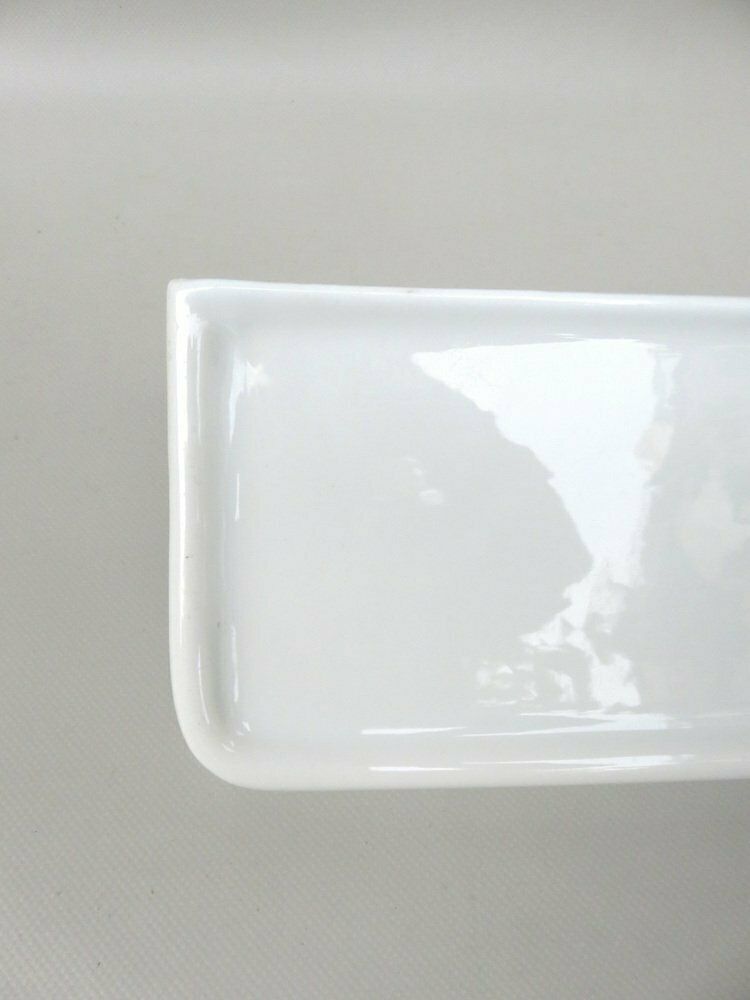photo buy Bathroom Tray Wall Console In Porcelain White, 1950s